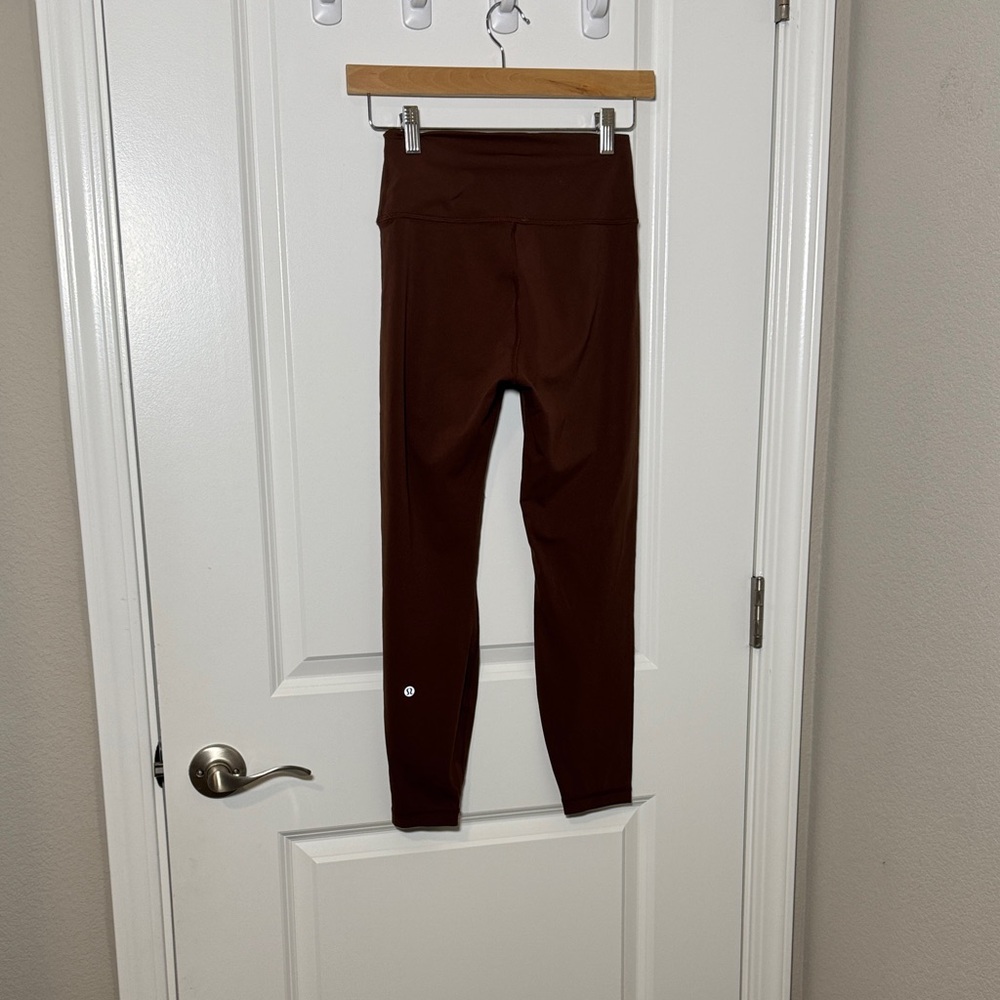 lululemon athletica Brown High-Waist Leggings